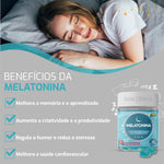 Melatonina Gummy 60 Gomas Sabor Frutas Vermelhas - Saúde no Cotidiano