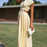 Vestido elegante com bolsos | - Saúde no Cotidiano