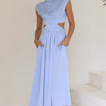 Vestido elegante com bolsos | - Saúde no Cotidiano