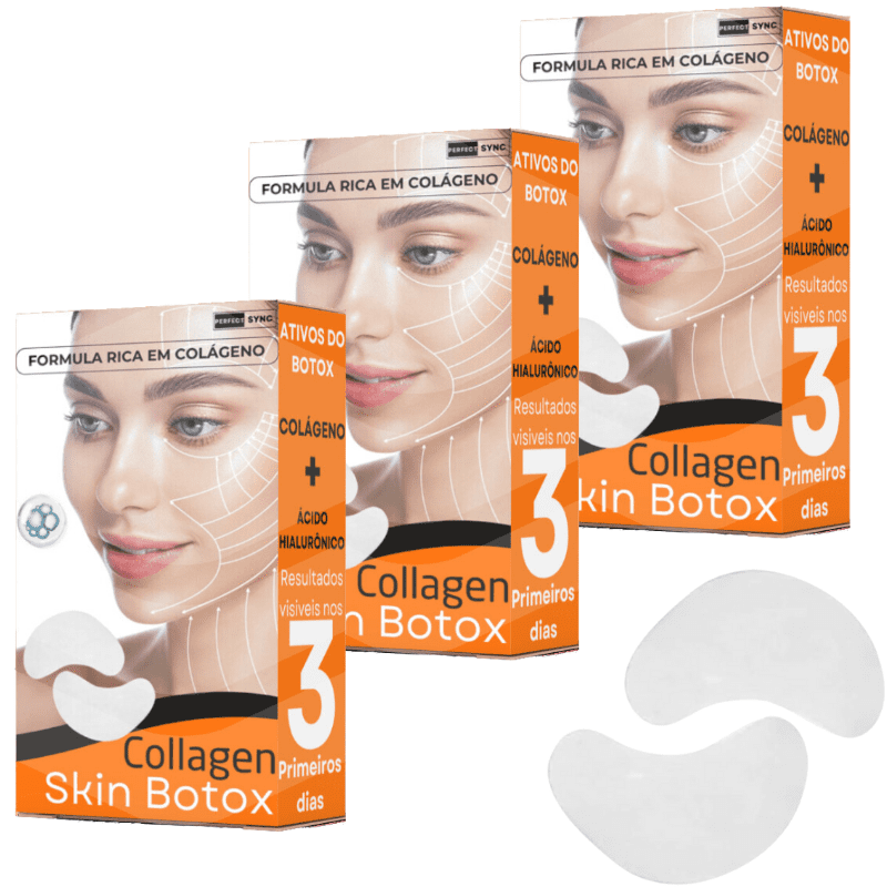 Collagen Skin Botox™ - Colágeno + Ácido Hialurônico [Tratamento de 2 Meses] +BRINDE