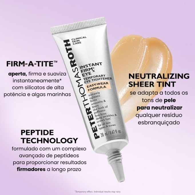 Firmador instantâneo para os olhos – Rejuvenesça em minutos e dure o dia todo - Saúde no Cotidiano