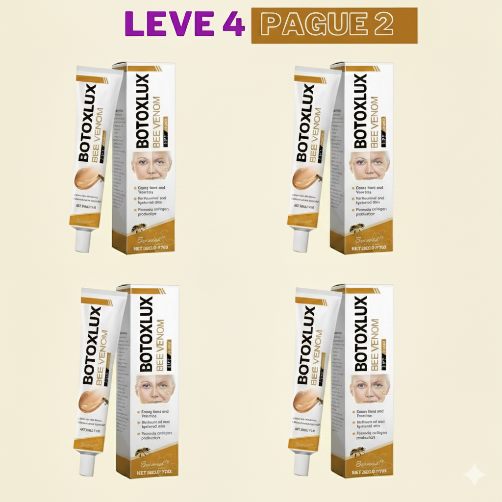 BotoxLux Creme Lifting de Veneno de Abelha PROMOÇÃO COMPRE 1 LEVE 2 (50% DE DESCONTO) - Saúde no Cotidiano