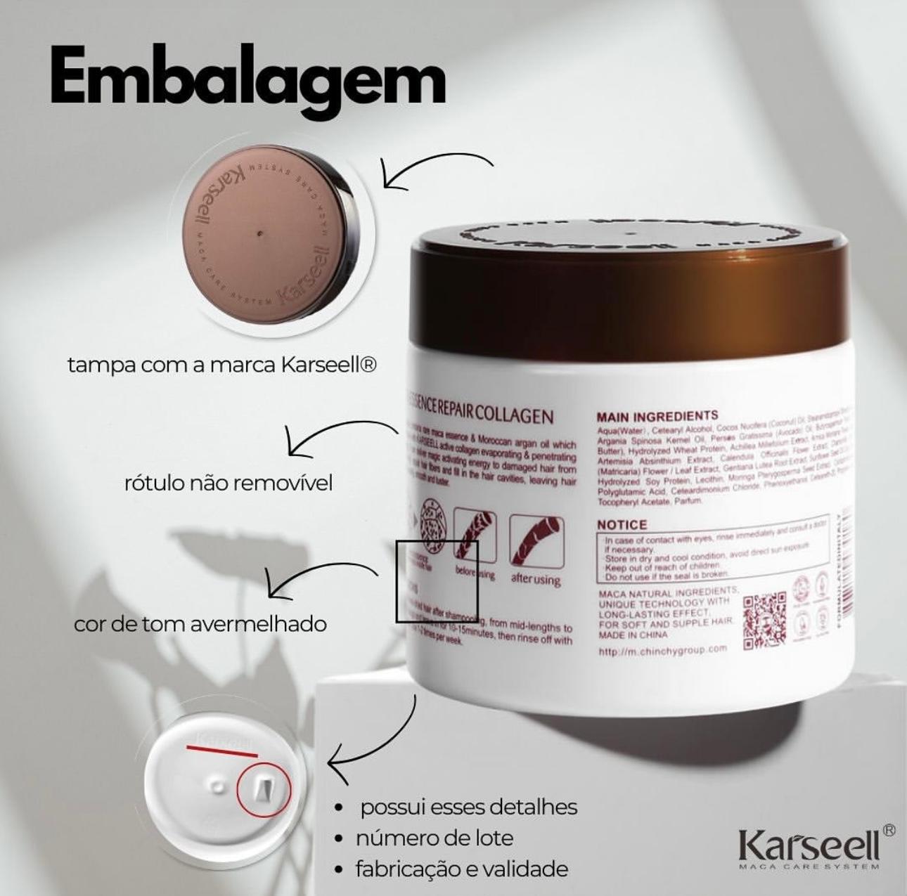 Máscara de Colágeno Karseell® - (50% DE DESCONTO)
