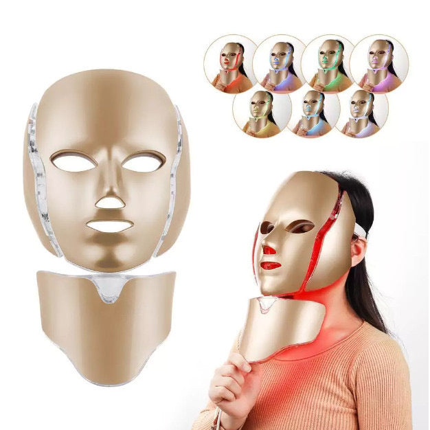 Máscara Facial LED com 7 cores - Ellegance DeLuxe