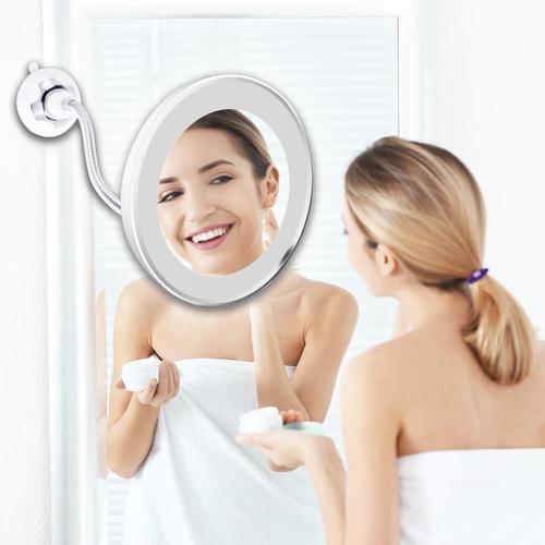 Espelho Flexível 360° Led – Espelho Maquiagem 10X