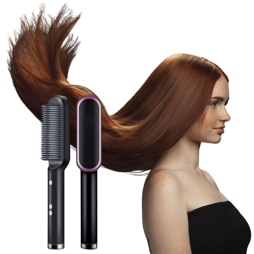 Escova Alisadora Premium (Original) 3 em 1 - Beauty Hair - Saúde no Cotidiano