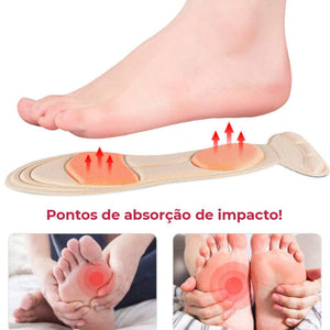 Kit Palmilhas Ortopédicas Feeling Comfort - Saúde no Cotidiano