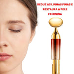 Massageador Vibratório Facial Antirrugas - Female Beauty - Saúde no Cotidiano